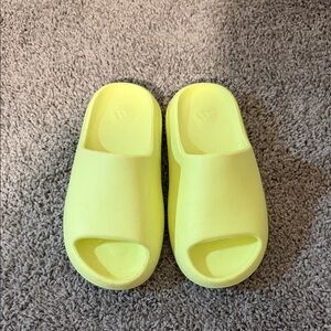 Yeezy adidas Lime Green Slide Sandals